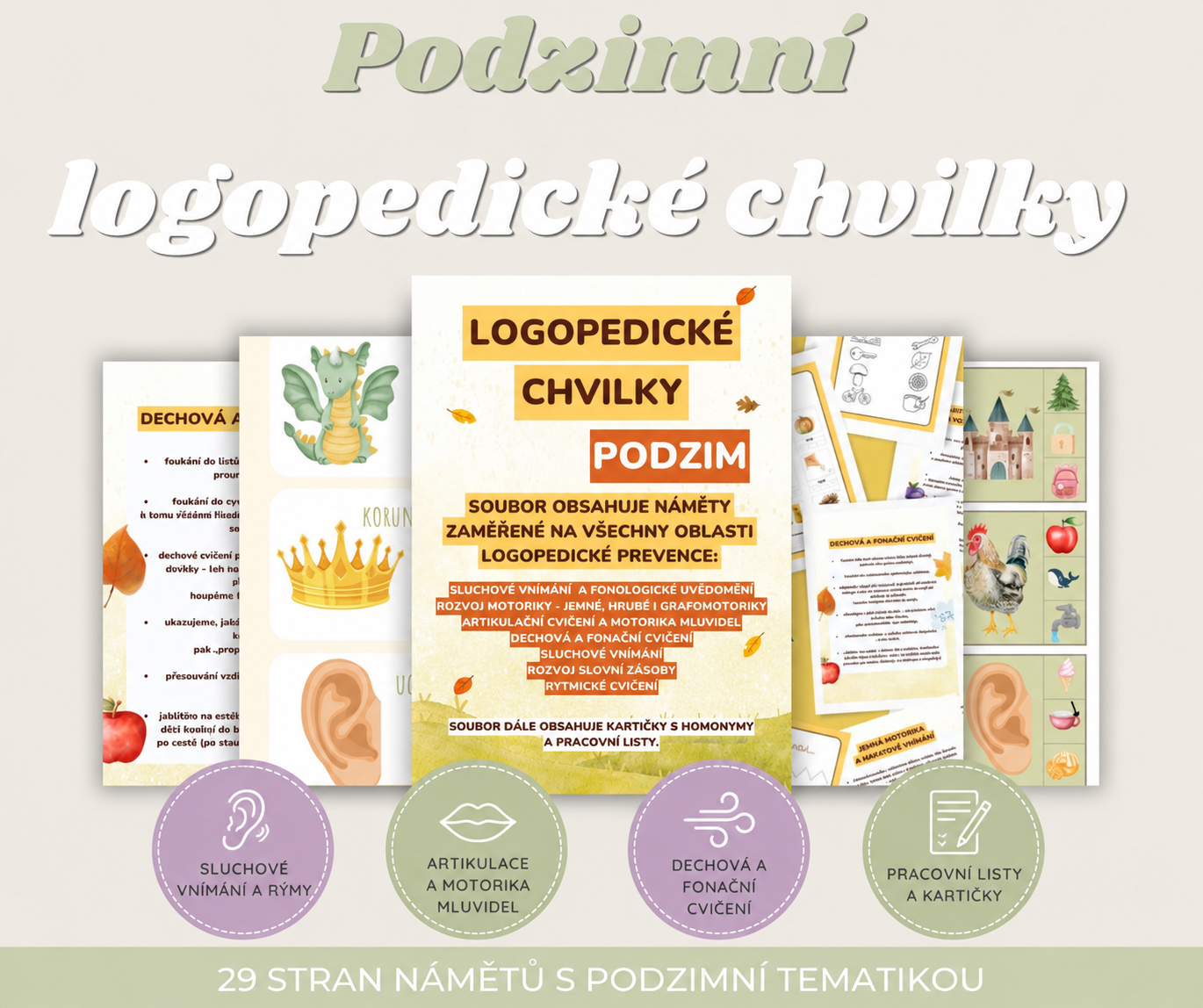 Podzimní logopedické chvilky