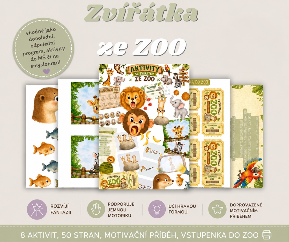 Aktivity se zvířátky ze ZOO
